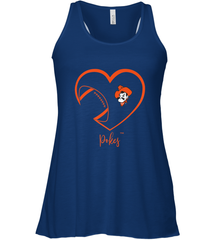 Oklahoma State Cowboys Football Inside Heart  Team Women's Racerback Tank Women's Racerback Tank - FordPhuMy