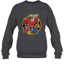 Marvel X Men Animated Series Logo Retro 90s Crewneck Sweatshirt Crewneck Sweatshirt - FordPhuMy