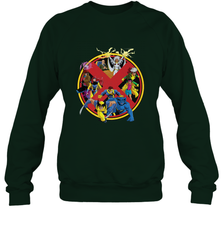 Marvel X Men Animated Series Logo Retro 90s Crewneck Sweatshirt Crewneck Sweatshirt - FordPhuMy