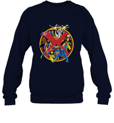 Marvel X Men Animated Series Logo Retro 90s Crewneck Sweatshirt