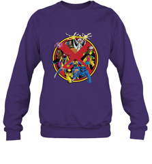 Marvel X Men Animated Series Logo Retro 90s Crewneck Sweatshirt Crewneck Sweatshirt - FordPhuMy