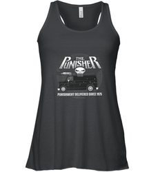 Marvel The Punisher Battle Van Since 1975 Women's Racerback Tank