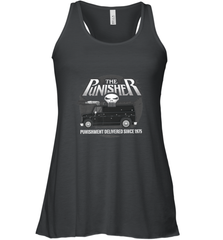 Marvel The Punisher Battle Van Since 1975 Women's Racerback Tank Women's Racerback Tank - FordPhuMy