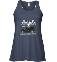Marvel The Punisher Battle Van Since 1975 Women's Racerback Tank Women's Racerback Tank - FordPhuMy