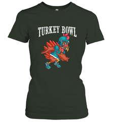 Cool Turkey Bowl _ Funny Thanksgiving Football Player Women's T-Shirt Women's T-Shirt - FordPhuMy