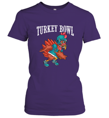 Cool Turkey Bowl _ Funny Thanksgiving Football Player Women's T-Shirt Women's T-Shirt - FordPhuMy