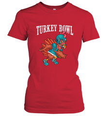 Cool Turkey Bowl _ Funny Thanksgiving Football Player Women's T-Shirt Women's T-Shirt - FordPhuMy