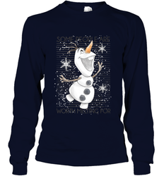 Disney Frozen Olaf Some People Are Worth Melting For Long Sleeve T-Shirt