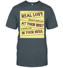 Real love funny quotes for valentine (2) Men's T-Shirt Men's T-Shirt - FordPhuMy