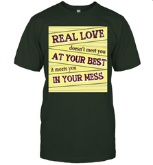 Real love funny quotes for valentine (2) Men's T-Shirt Men's T-Shirt - FordPhuMy