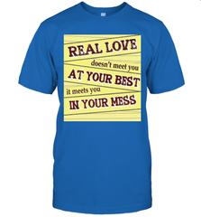 Real love funny quotes for valentine (2) Men's T-Shirt Men's T-Shirt - FordPhuMy