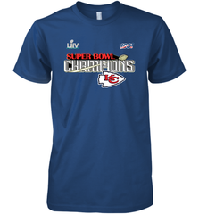 Youth Kansas City Chiefs NFL Pro Line by Fanatics Super Bowl LIV Champions Trophy Men's Premium T-Shirt Men's Premium T-Shirt - FordPhuMy