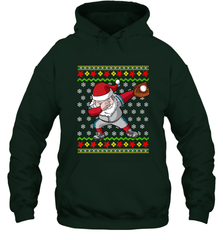 Christmas Dabbing Santa Baseball Gift Hooded Sweatshirt Hooded Sweatshirt - FordPhuMy