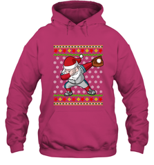Christmas Dabbing Santa Baseball Gift Hooded Sweatshirt Hooded Sweatshirt - FordPhuMy