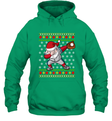 Christmas Dabbing Santa Baseball Gift Hooded Sweatshirt Hooded Sweatshirt - FordPhuMy