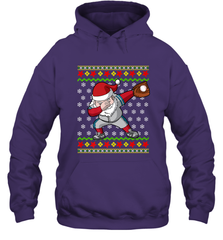 Christmas Dabbing Santa Baseball Gift Hooded Sweatshirt Hooded Sweatshirt - FordPhuMy