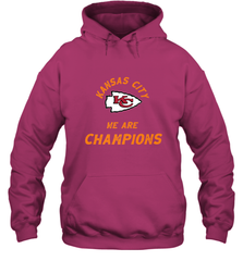 KC Kansas City Tribal Arrowhead we are Champions Hooded Sweatshirt Hooded Sweatshirt - FordPhuMy