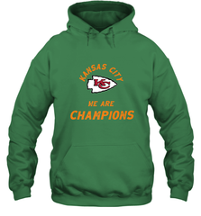 KC Kansas City Tribal Arrowhead we are Champions Hooded Sweatshirt Hooded Sweatshirt - FordPhuMy