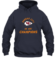 KC Kansas City Tribal Arrowhead we are Champions Hooded Sweatshirt Hooded Sweatshirt - FordPhuMy