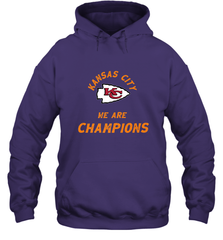 KC Kansas City Tribal Arrowhead we are Champions Hooded Sweatshirt Hooded Sweatshirt - FordPhuMy