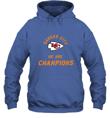 KC Kansas City Tribal Arrowhead we are Champions Hooded Sweatshirt Hooded Sweatshirt - FordPhuMy