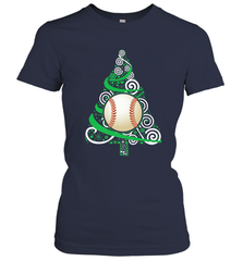 Christmas Tree Funny Cool Baseball Christmas Gifts Sports Women's T-Shirt Women's T-Shirt - FordPhuMy