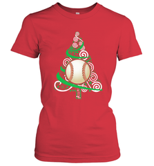 Christmas Tree Funny Cool Baseball Christmas Gifts Sports Women's T-Shirt Women's T-Shirt - FordPhuMy