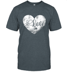 Love Valentines Day Heart Vintage Gift For Men Women Men's T-Shirt Men's T-Shirt - FordPhuMy