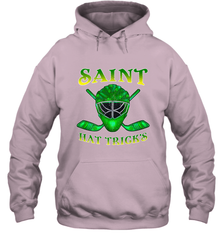 Saint Hat Tricks Ice Hockey Funny St Patricks Day Gift Hooded Sweatshirt Hooded Sweatshirt - FordPhuMy