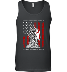 Knight Templar American Flag Men's Tank Top