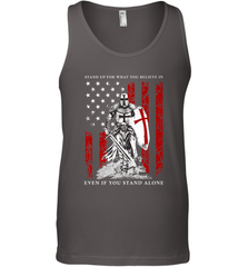 Knight Templar American Flag Men's Tank Top Men's Tank Top - FordPhuMy
