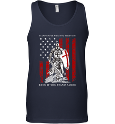 Knight Templar American Flag Men's Tank Top