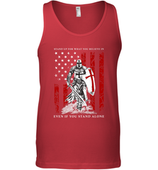 Knight Templar American Flag Men's Tank Top Men's Tank Top - FordPhuMy