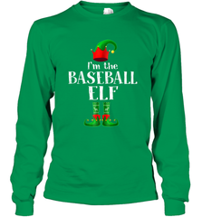 I'm The Baseball Elf Matching Family Pajama Christmas Long Sleeve T-Shirt Long Sleeve T-Shirt - FordPhuMy