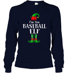 I'm The Baseball Elf Matching Family Pajama Christmas Long Sleeve T-Shirt Long Sleeve T-Shirt - FordPhuMy