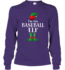 I'm The Baseball Elf Matching Family Pajama Christmas Long Sleeve T-Shirt Long Sleeve T-Shirt - FordPhuMy