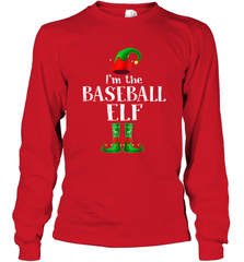 I'm The Baseball Elf Matching Family Pajama Christmas Long Sleeve T-Shirt Long Sleeve T-Shirt - FordPhuMy